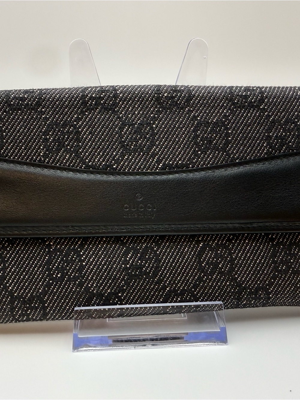 Gucci Black GG Monogram wallet